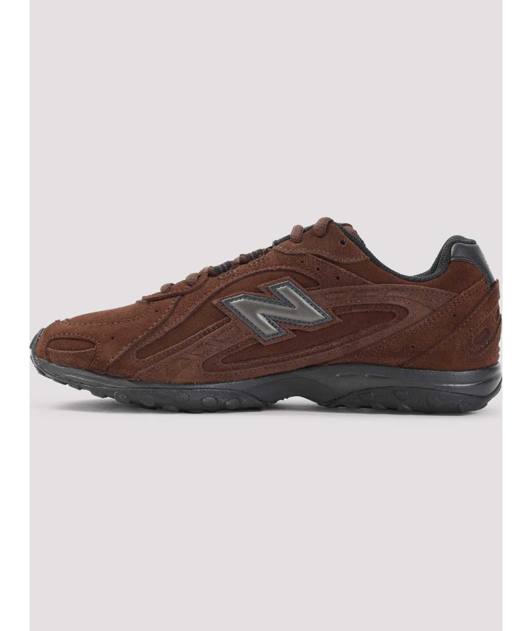 NEW BALANCE Коричневые замшевые кроссовки, фото 2