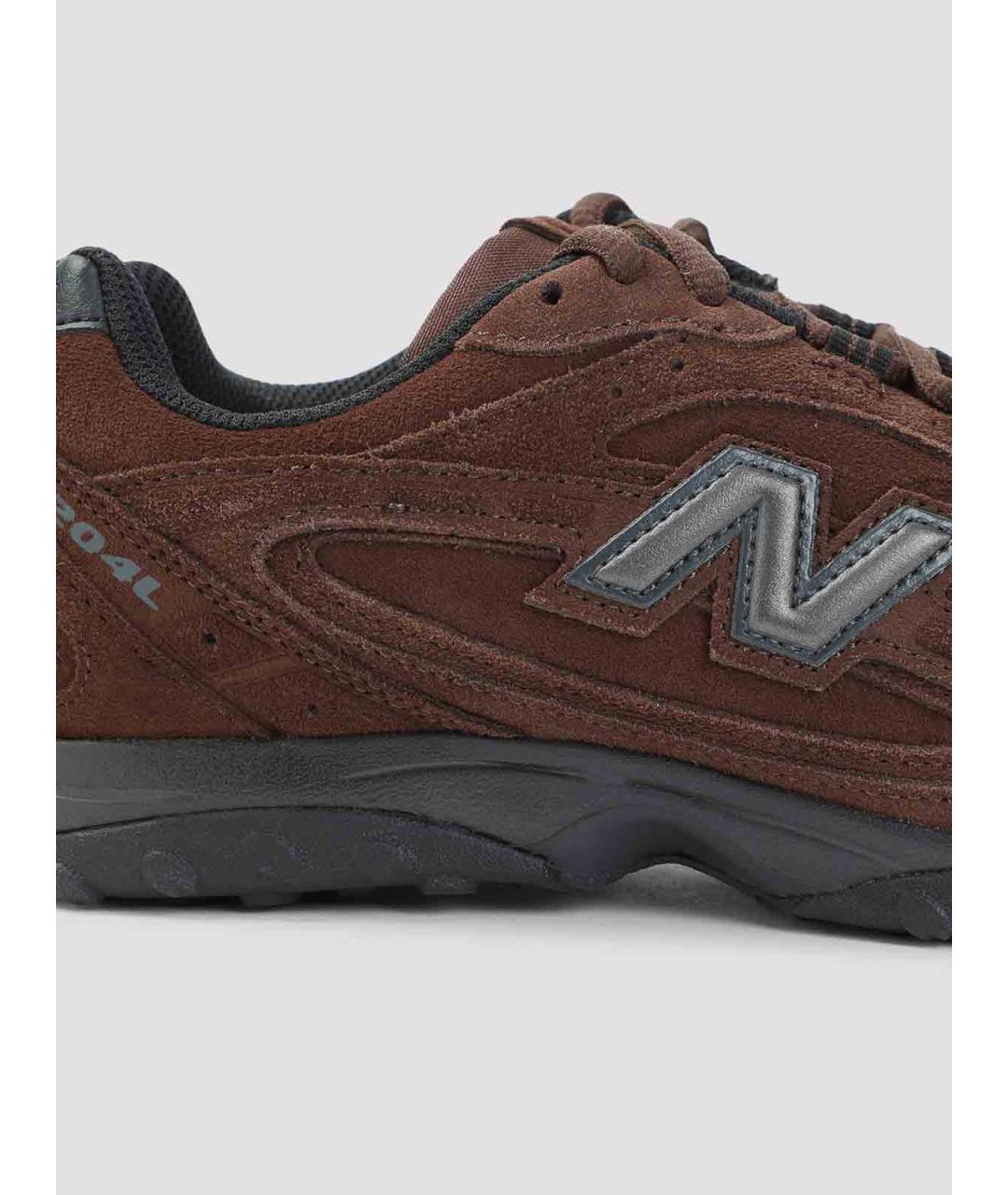 NEW BALANCE Коричневые замшевые кроссовки, фото 4