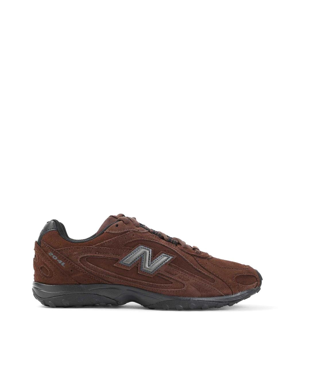 NEW BALANCE Коричневые замшевые кроссовки, фото 1