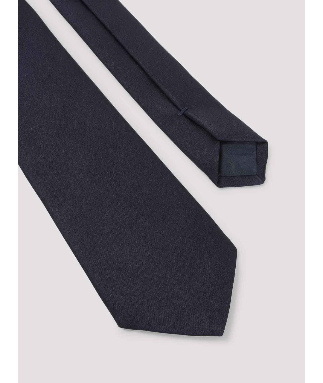 GIORGIO ARMANI Серый шелковый галстук, фото 2