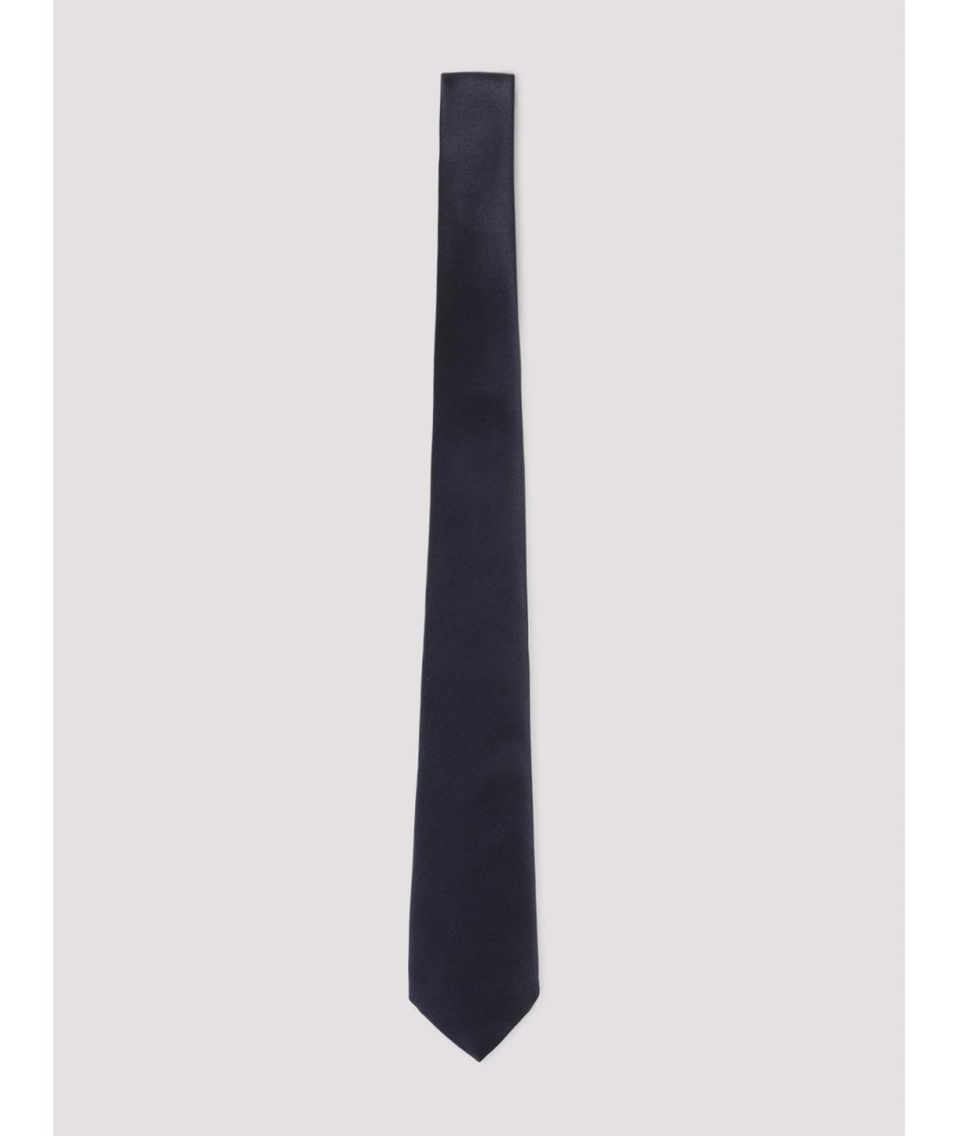GIORGIO ARMANI Серый шелковый галстук, фото 3