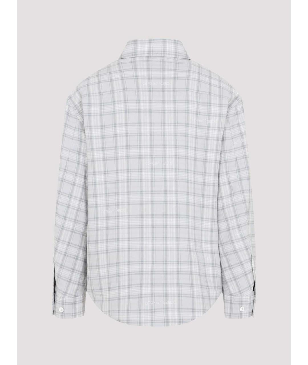 OFF-WHITE Серая шерстяная куртка, фото 2