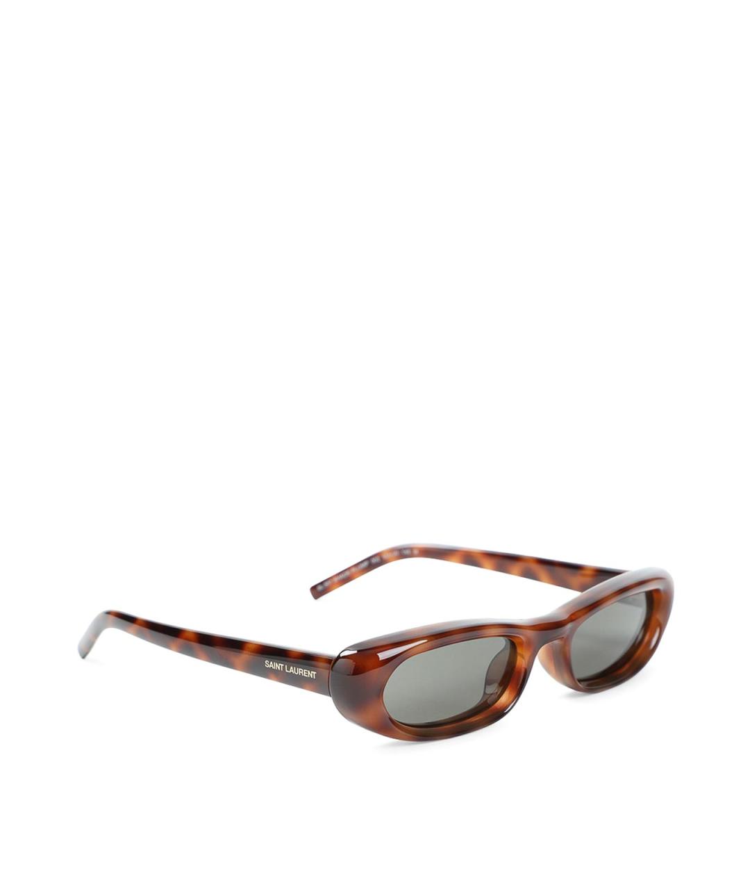 SAINT LAURENT Серые солнцезащитные очки, фото 1