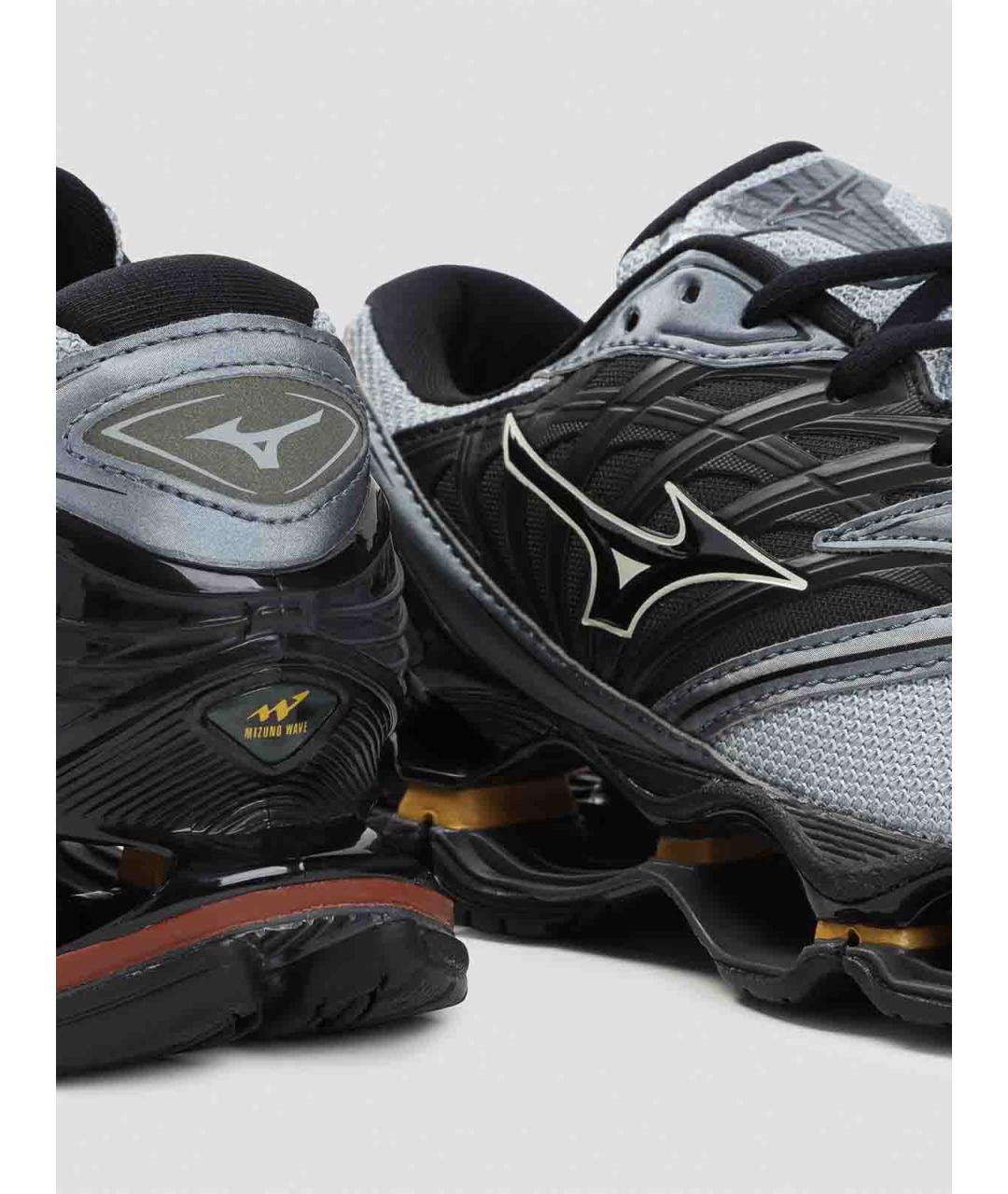 MIZUNO Серебряные синтетические кроссовки, фото 4