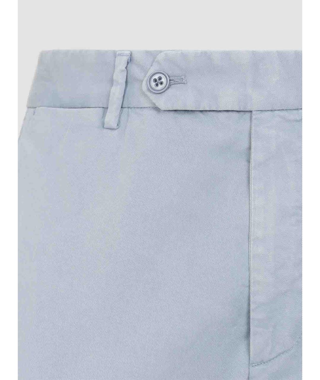 RALPH LAUREN PURPLE LABEL Синие хлопковые прямые джинсы, фото 3