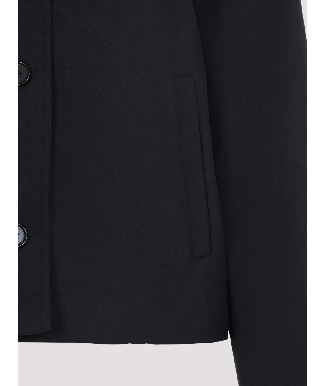 JIL SANDER Синяя полиамидовая куртка, фото 4