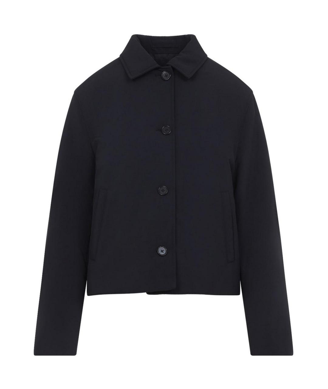 JIL SANDER Синяя полиамидовая куртка, фото 1