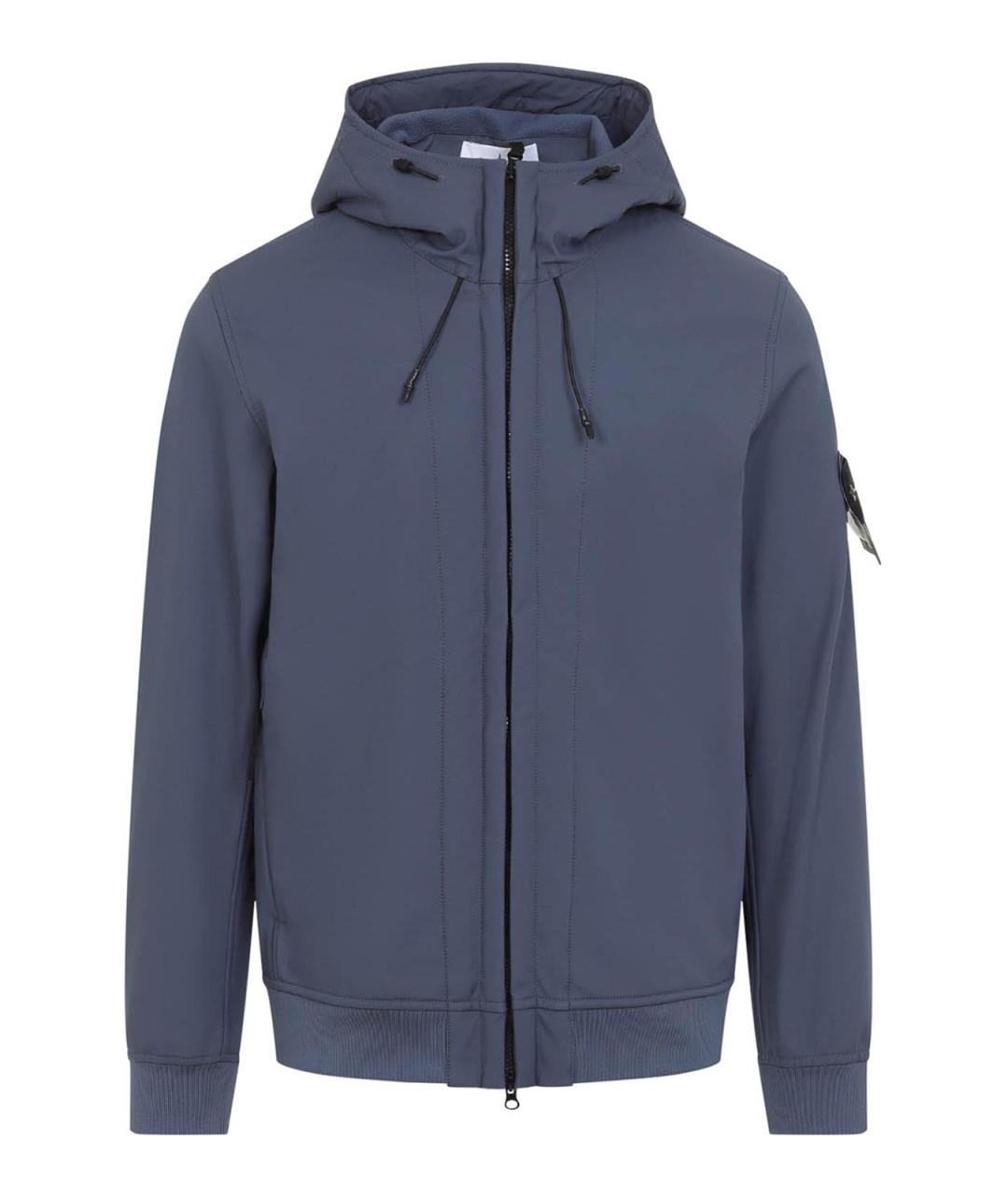 STONE ISLAND Синяя полиэстеровая куртка, фото 1