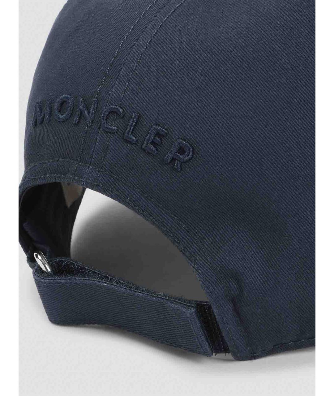 MONCLER Синяя хлопковая кепка/бейсболка, фото 3