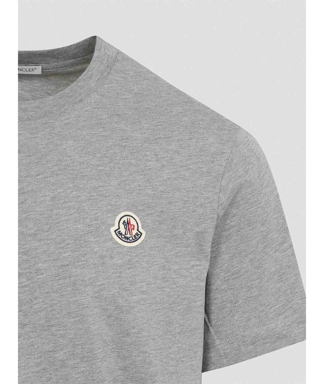 MONCLER Мульти хлопковая футболка, фото 4