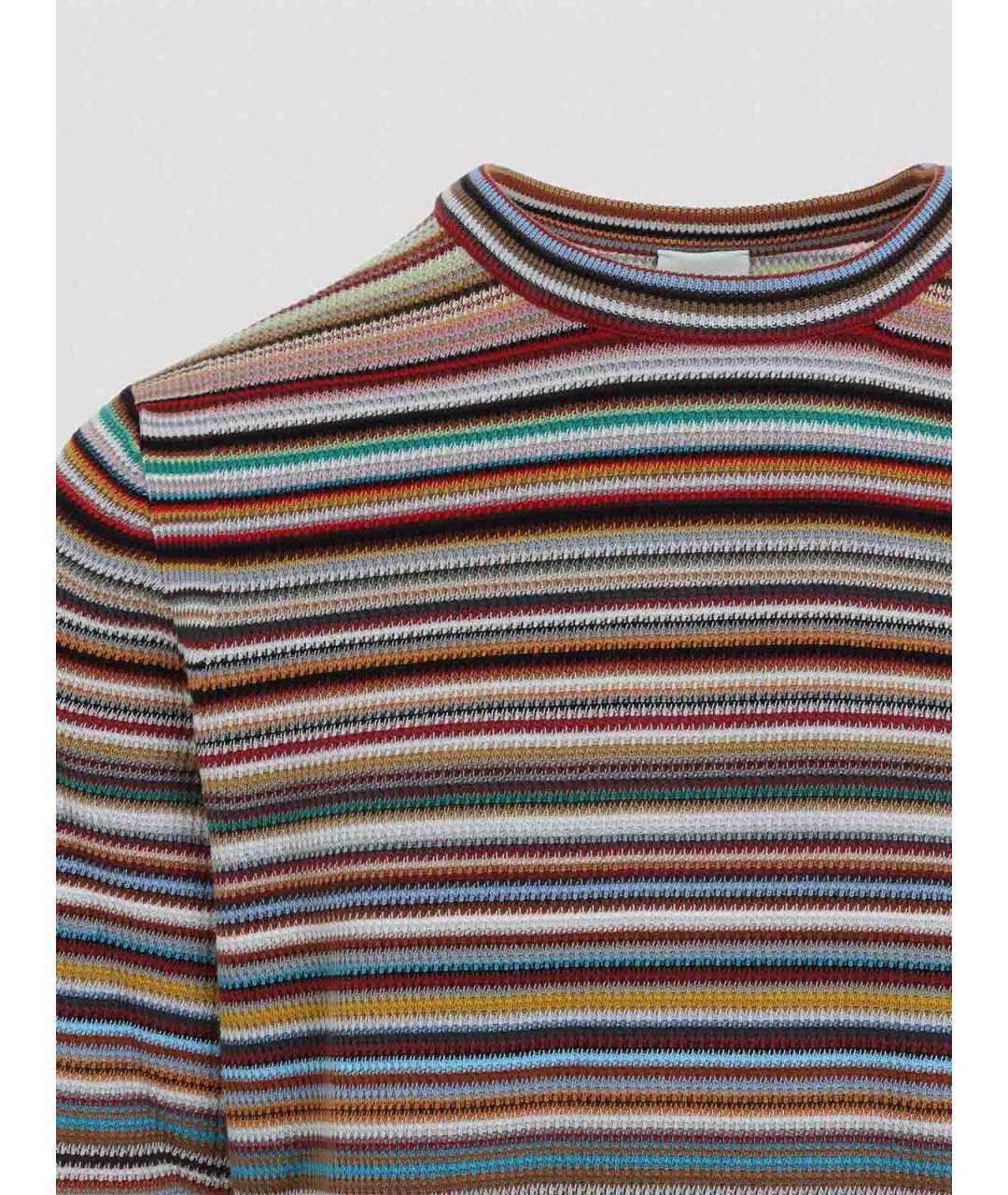 PAUL SMITH Мульти хлопковый джемпер / свитер, фото 4