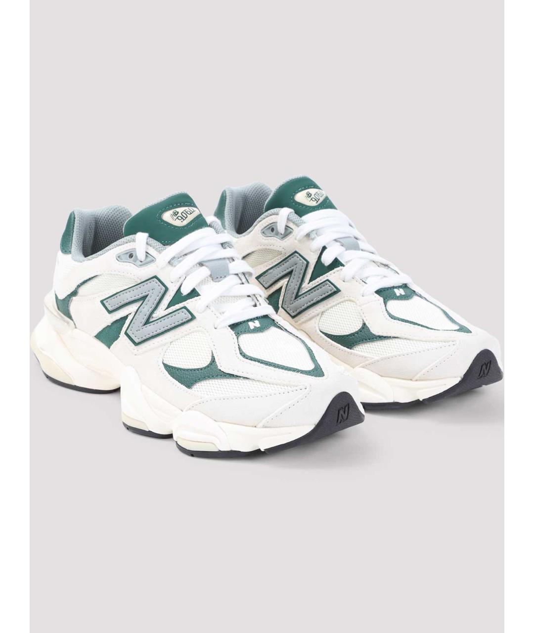 NEW BALANCE Зеленые кожаные кроссовки, фото 3