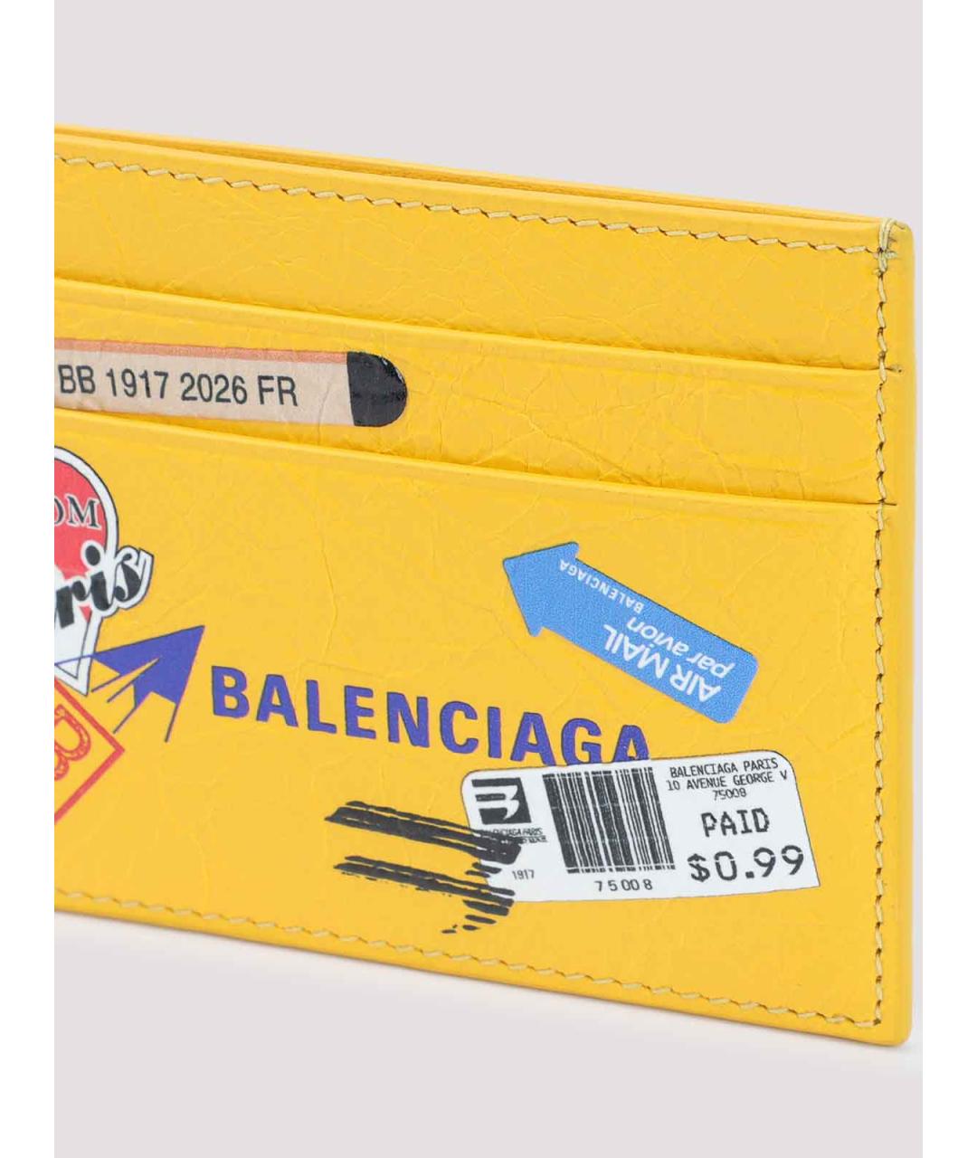BALENCIAGA Мульти кожаный кардхолдер, фото 3