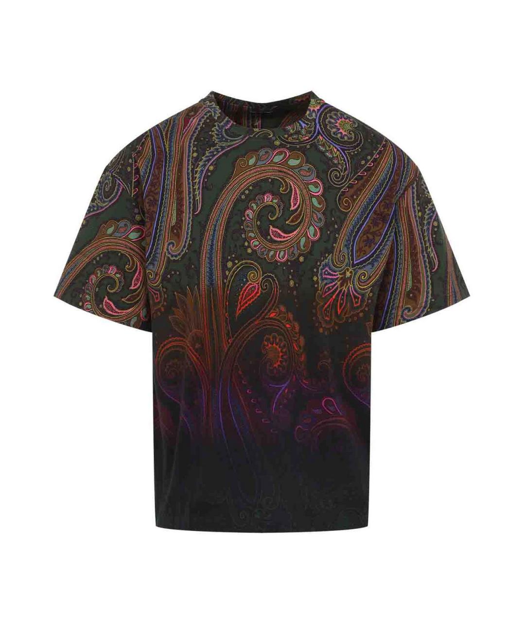 ETRO Зеленая хлопковая футболка, фото 1