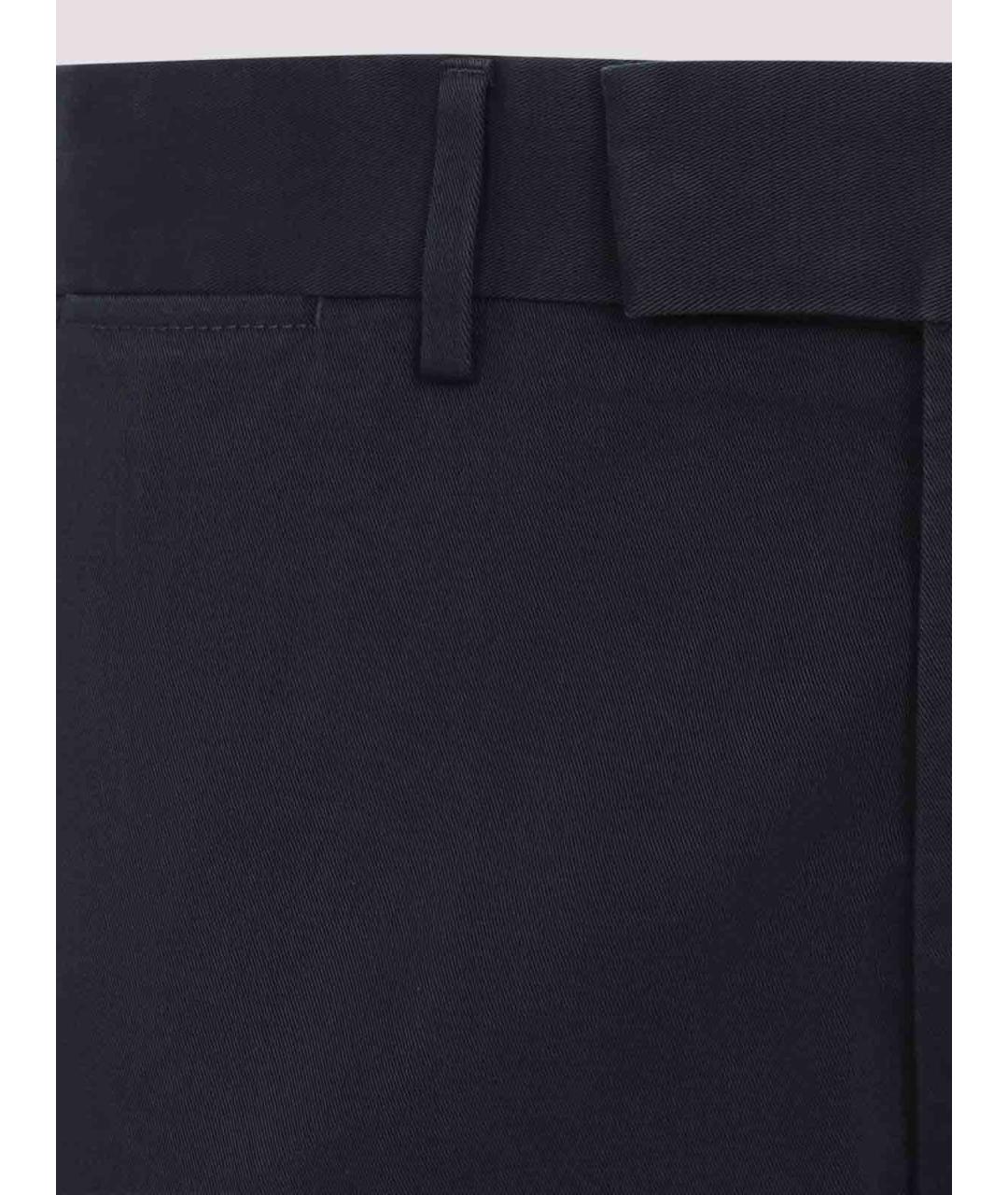 TOM FORD Синие хлопковые повседневные брюки, фото 3