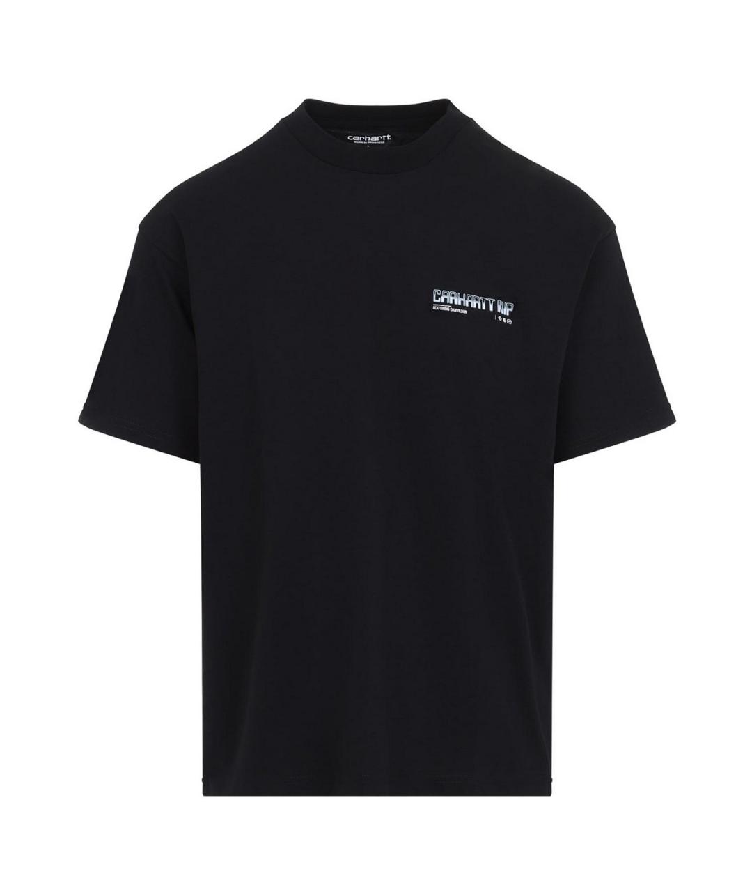 CARHARTT Черная хлопковая футболка, фото 1