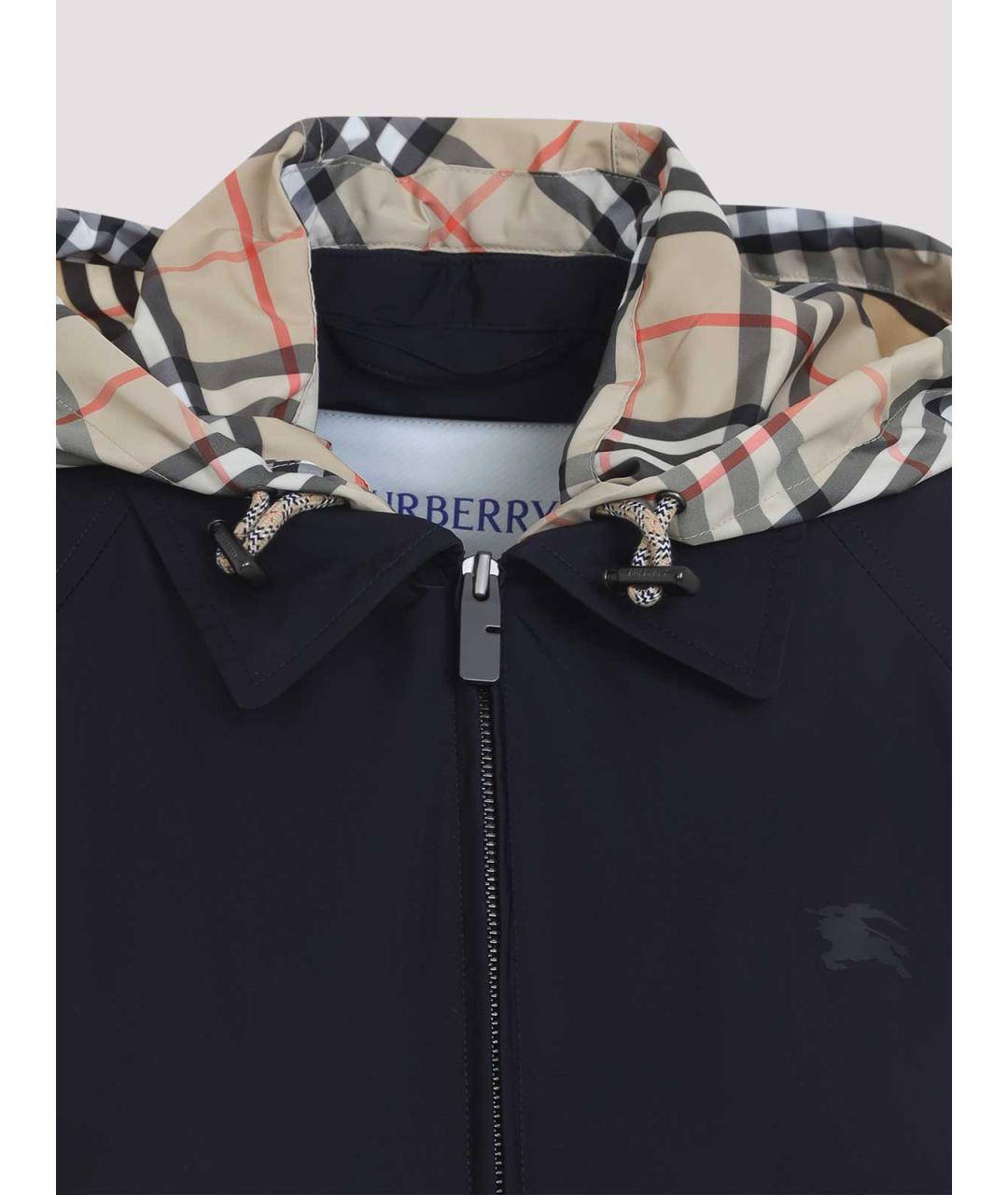 BURBERRY Черная синтетическая куртка, фото 3