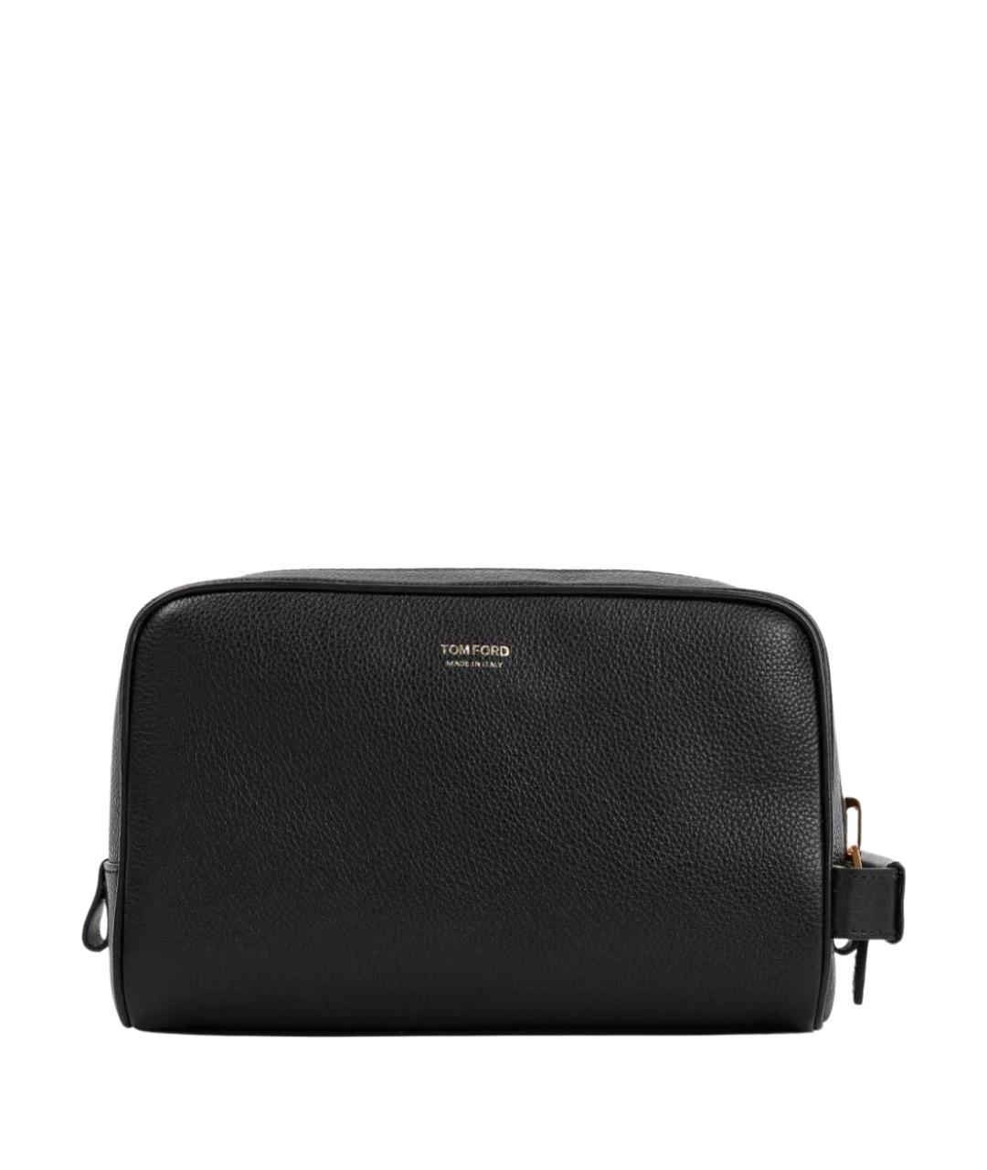 TOM FORD Черная кожаная косметичка, фото 1