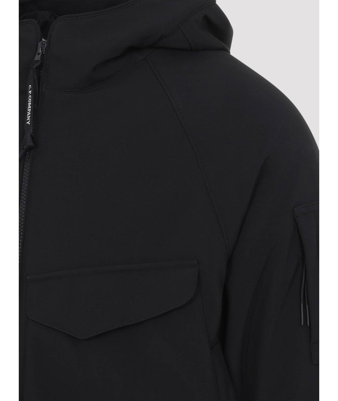 CP COMPANY Черная полиэстеровая куртка, фото 4