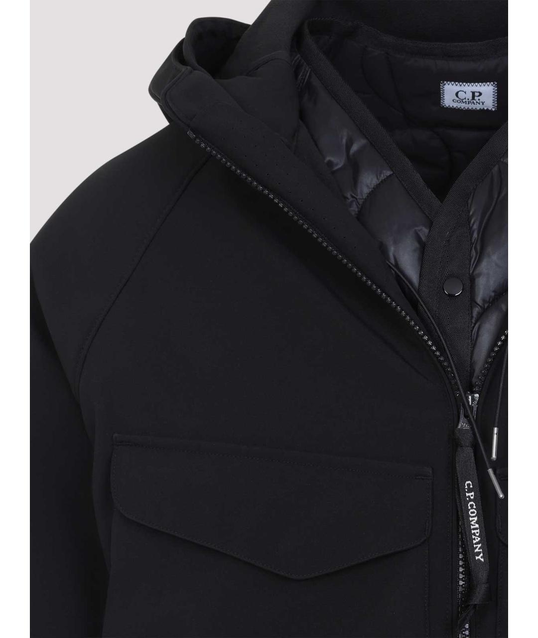 CP COMPANY Черная полиэстеровая куртка, фото 5