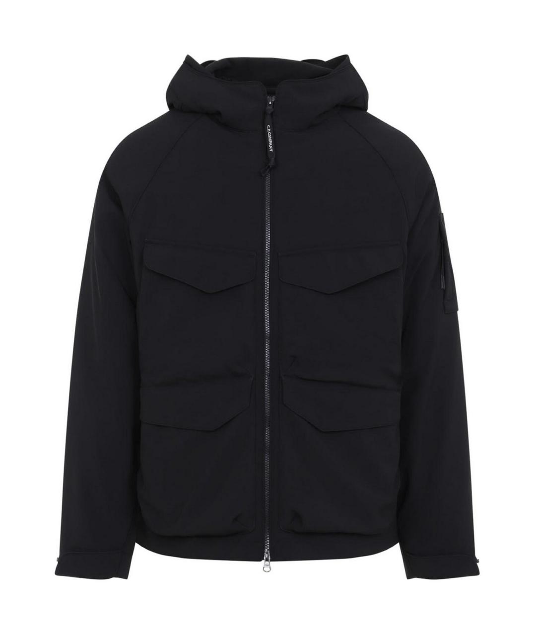 CP COMPANY Черная полиэстеровая куртка, фото 1