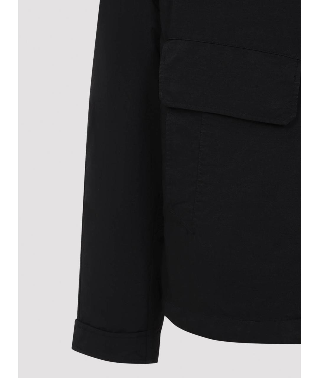 CP COMPANY Черная хлопковая куртка, фото 3