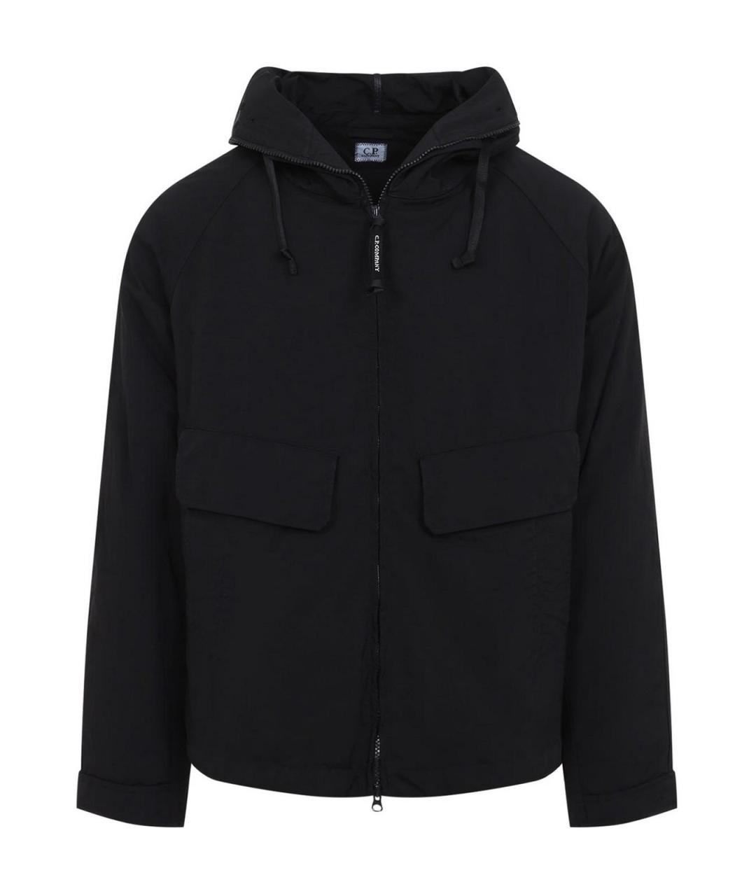 CP COMPANY Черная хлопковая куртка, фото 1