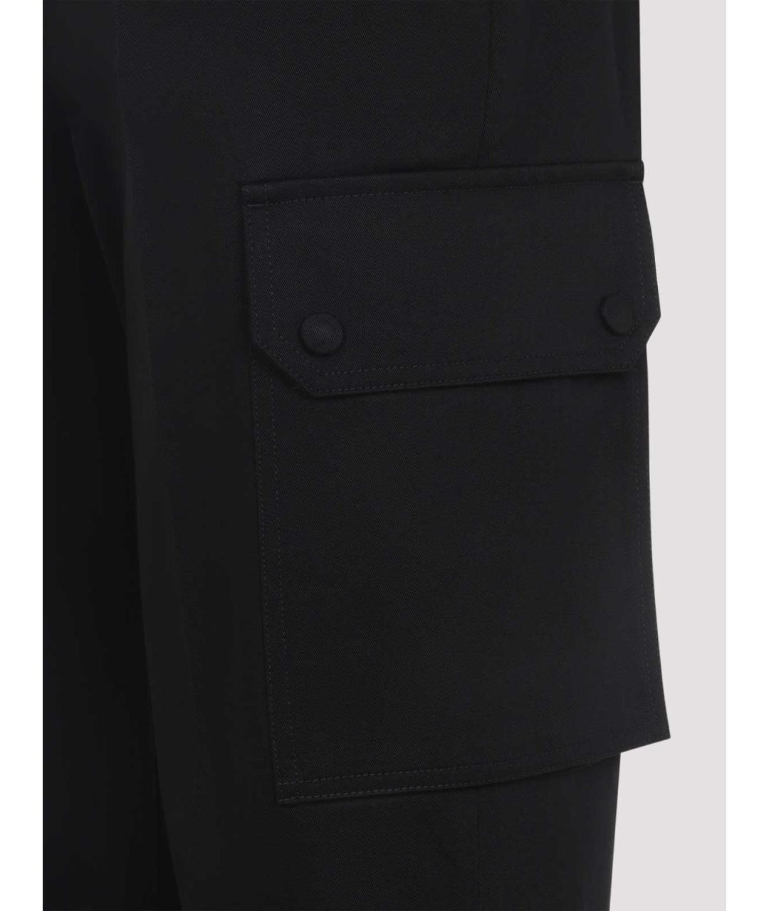 GIVENCHY Черные хлопковые повседневные брюки, фото 3