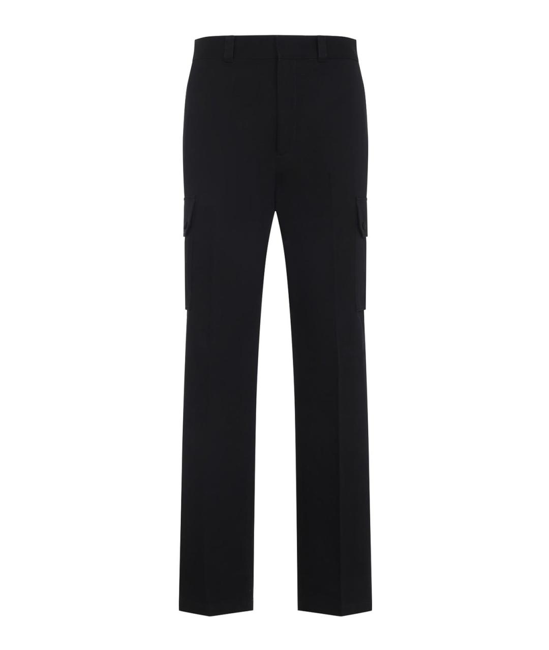GIVENCHY Черные хлопковые повседневные брюки, фото 1
