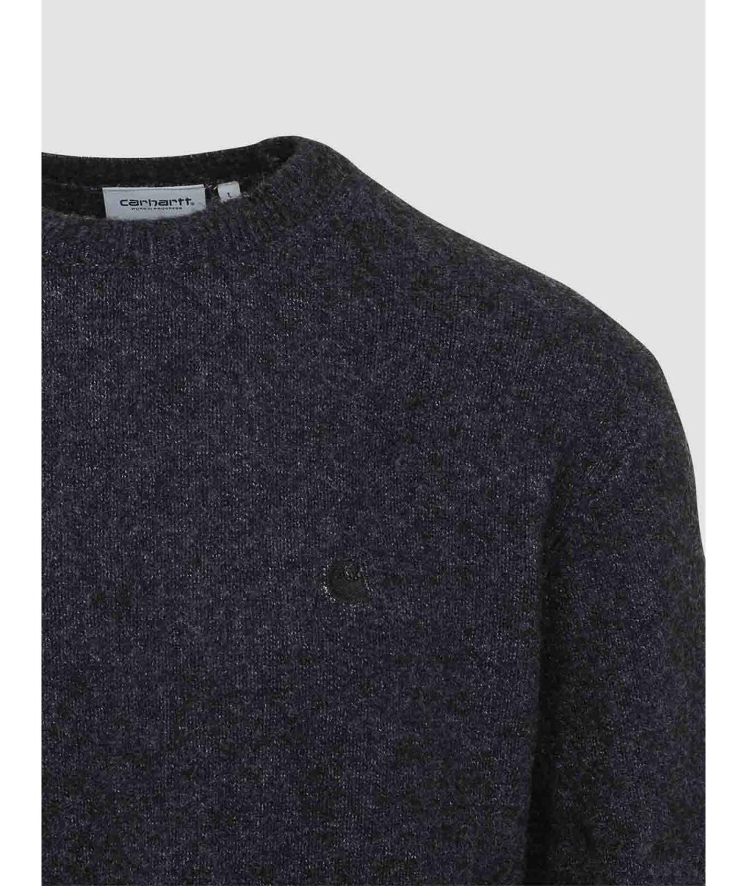 CARHARTT Черный шерстяной джемпер / свитер, фото 3