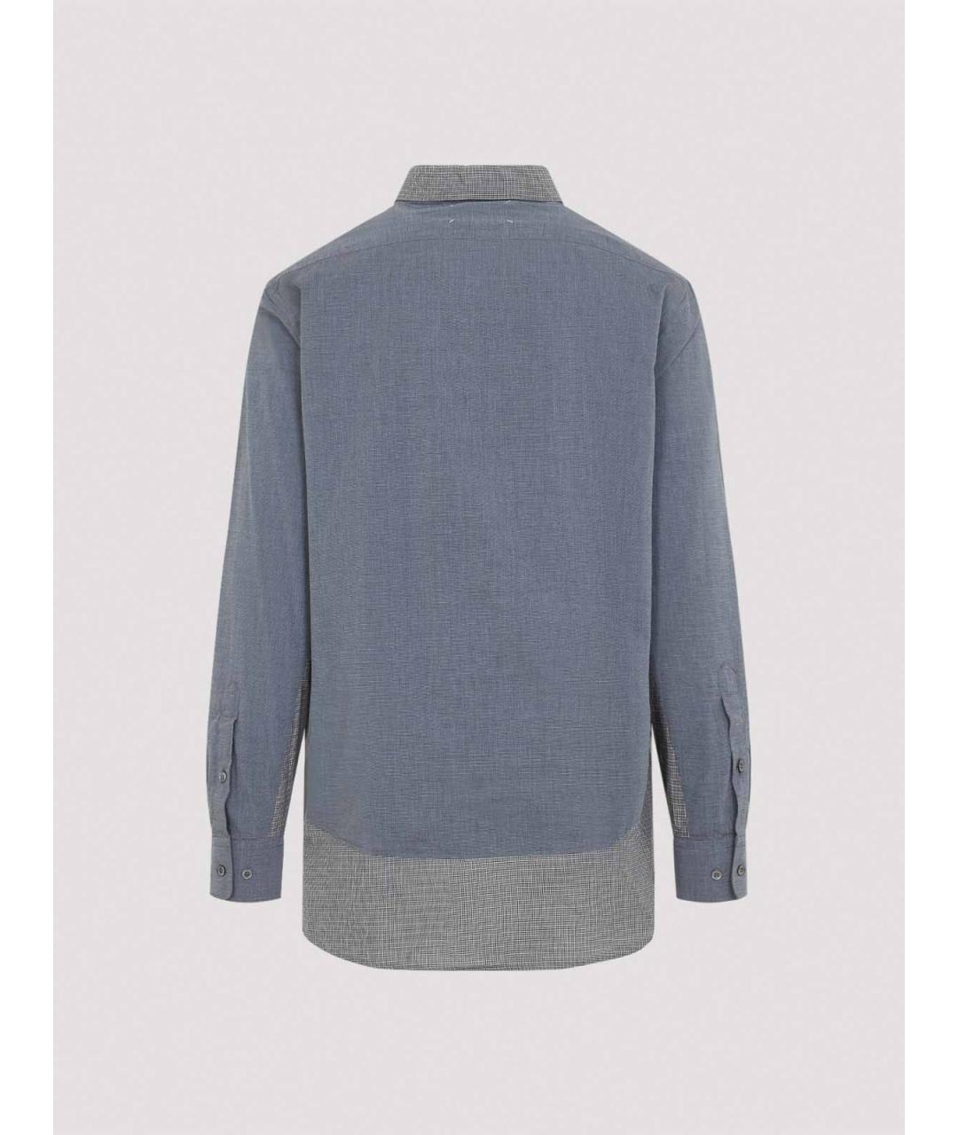 MAISON MARGIELA Серая хлопковая кэжуал рубашка, фото 2