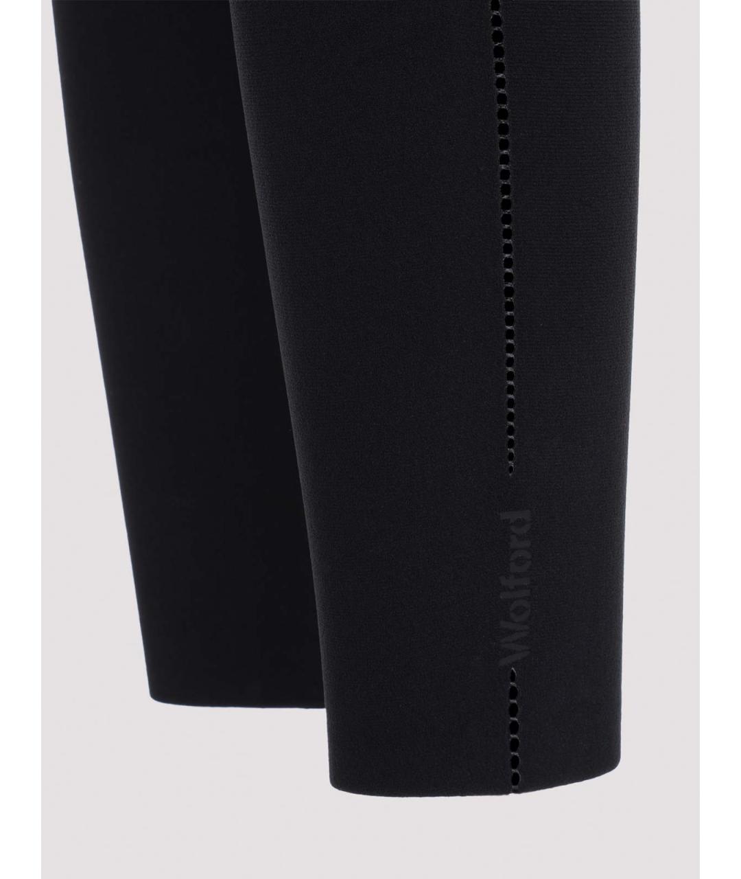 WOLFORD Черные полиамидовые леггинсы и велосипедки, фото 3
