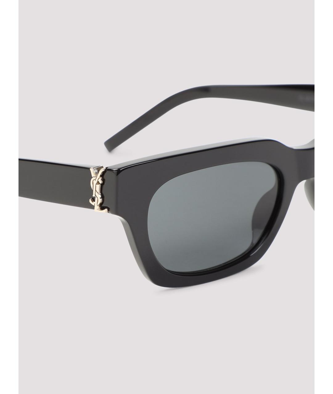 SAINT LAURENT Черные солнцезащитные очки, фото 3