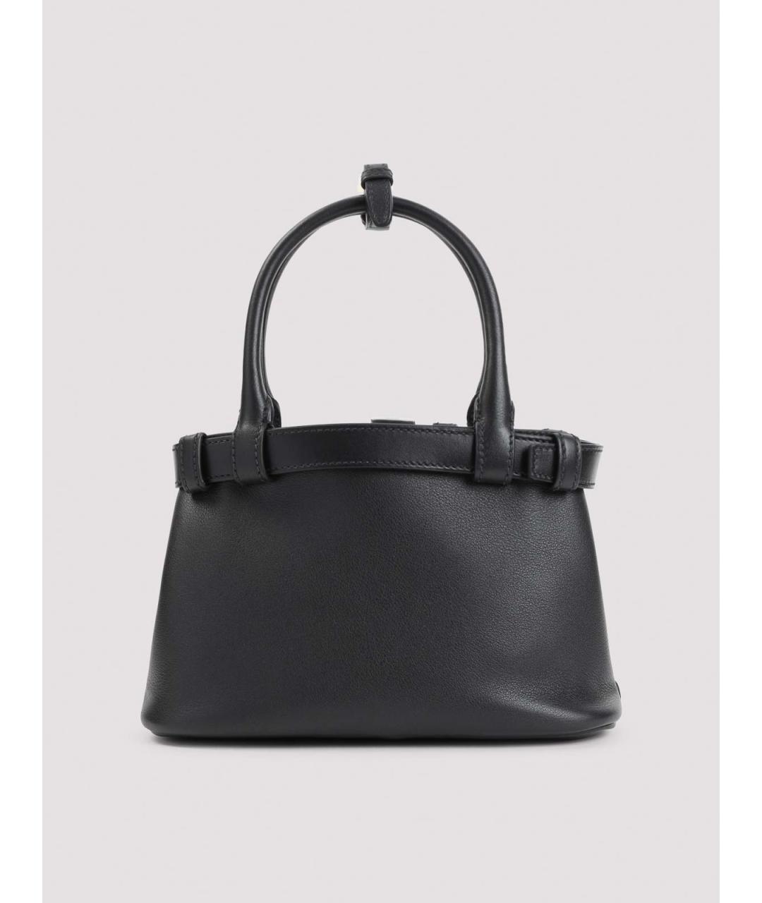 PRADA Черная кожаная сумка тоут, фото 2