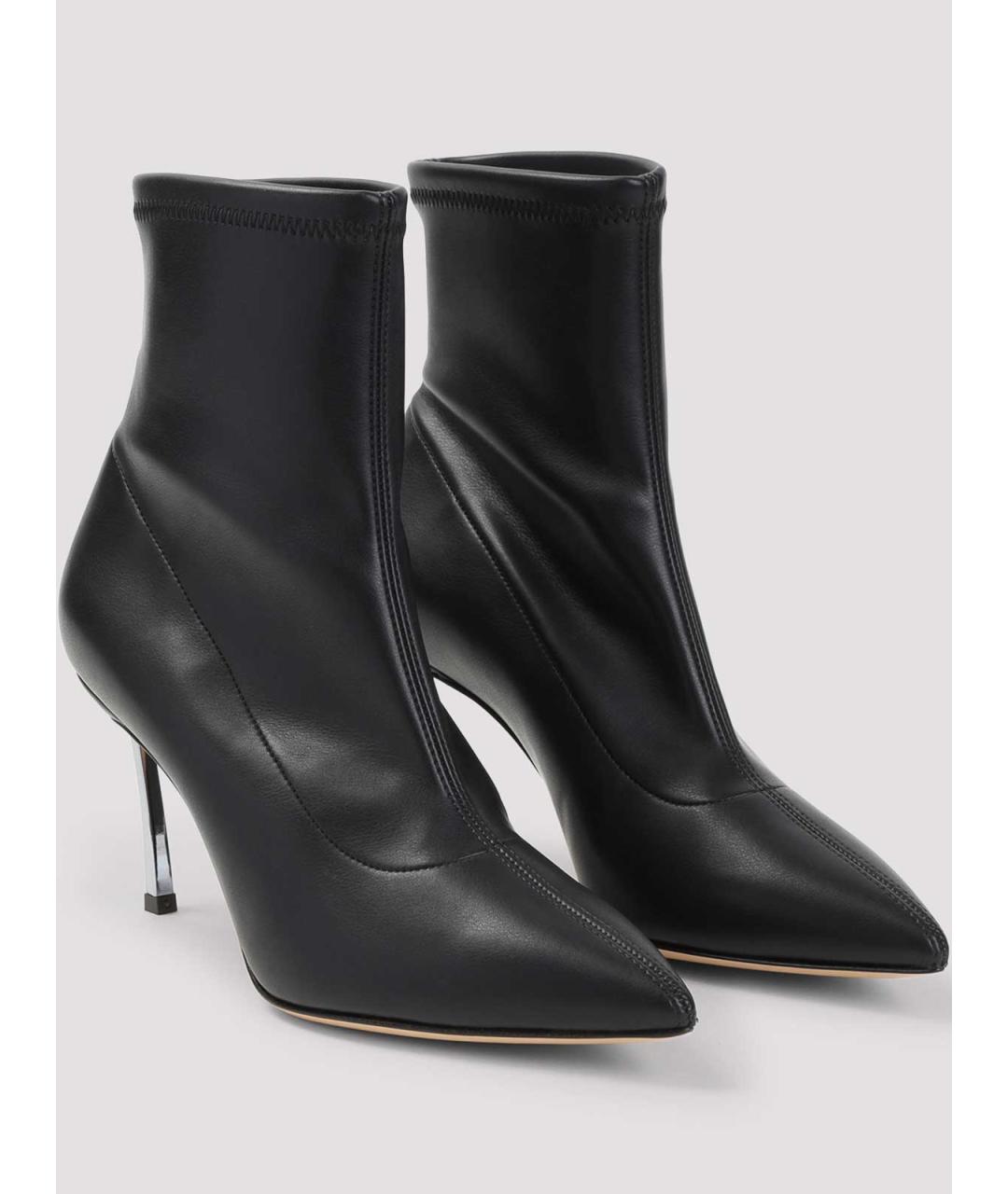 CASADEI Черные кожаные ботильоны, фото 3