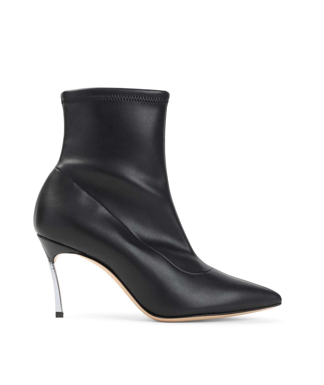 CASADEI Черные кожаные ботильоны, фото 1