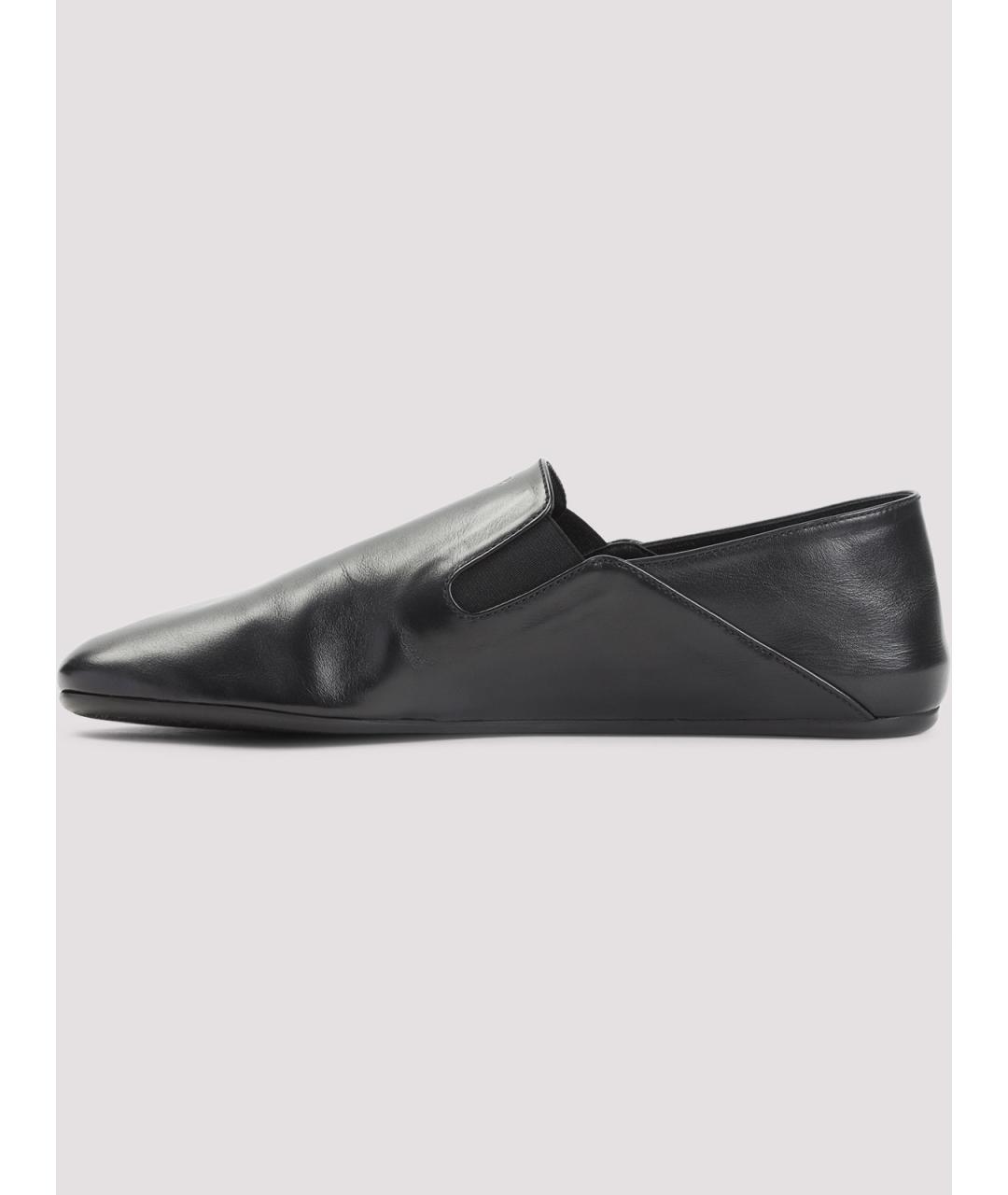 PRADA Черные кожаные лоферы, фото 2