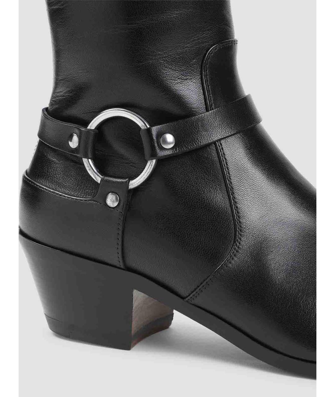 TOM FORD Черные кожаные ботильоны, фото 4