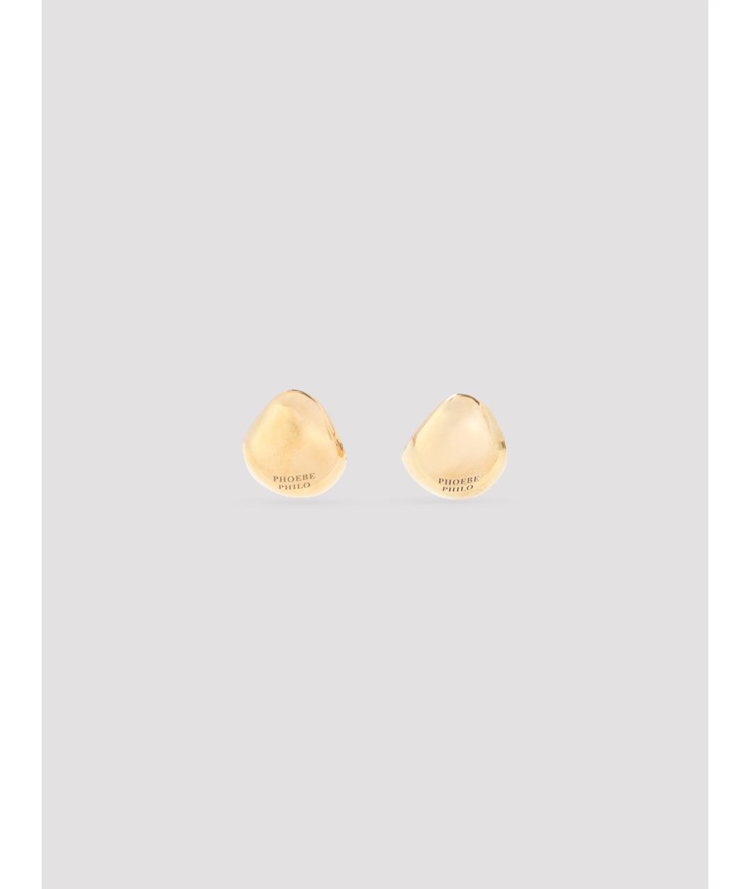 PHOEBE PHILO Золотые серебряные серьги, фото 3