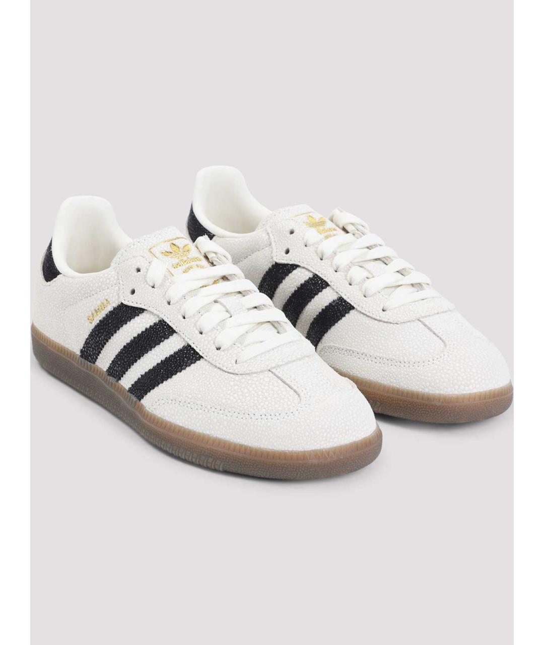 ADIDAS Белые кожаные кеды, фото 3
