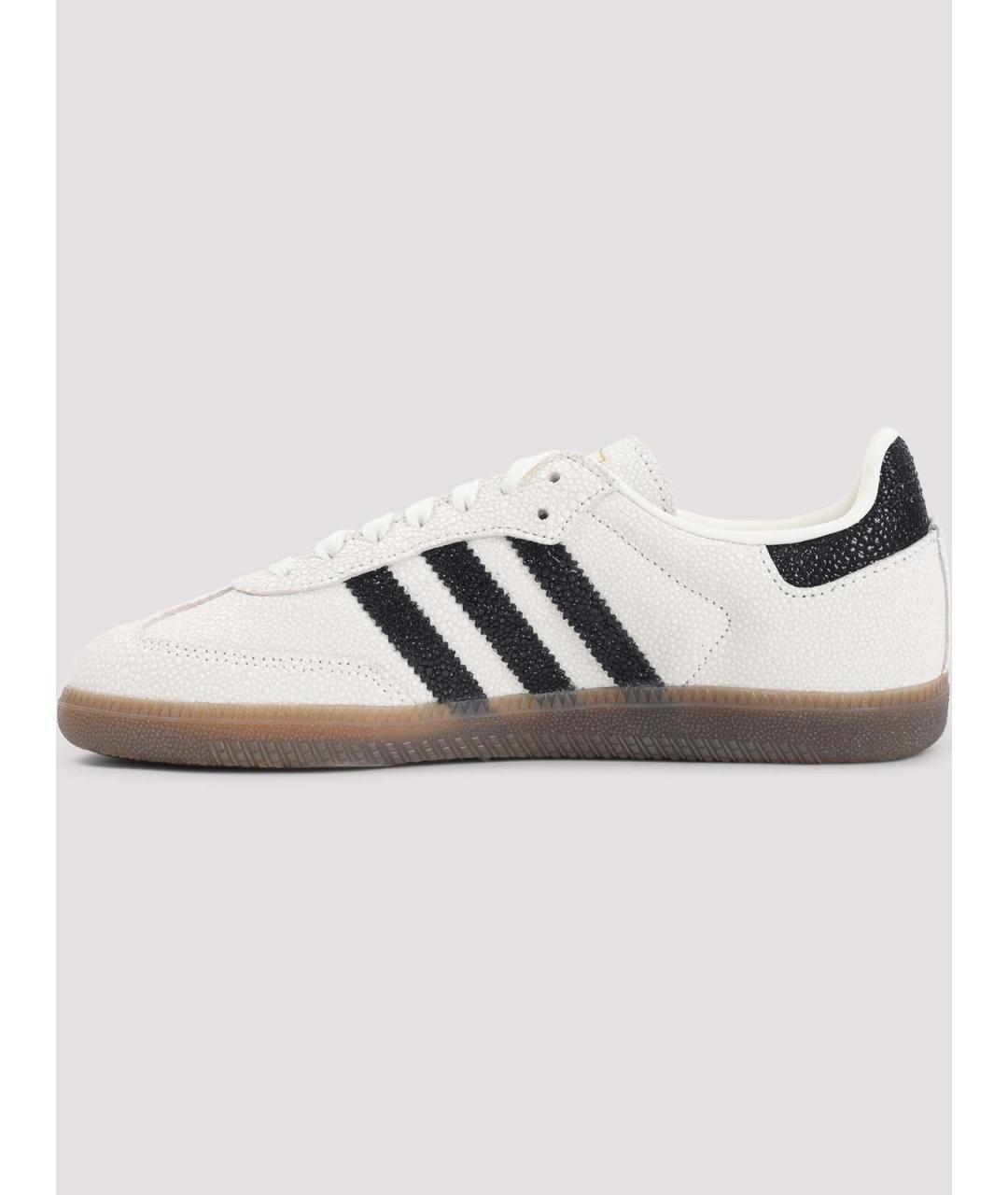 ADIDAS Белые кожаные кеды, фото 2