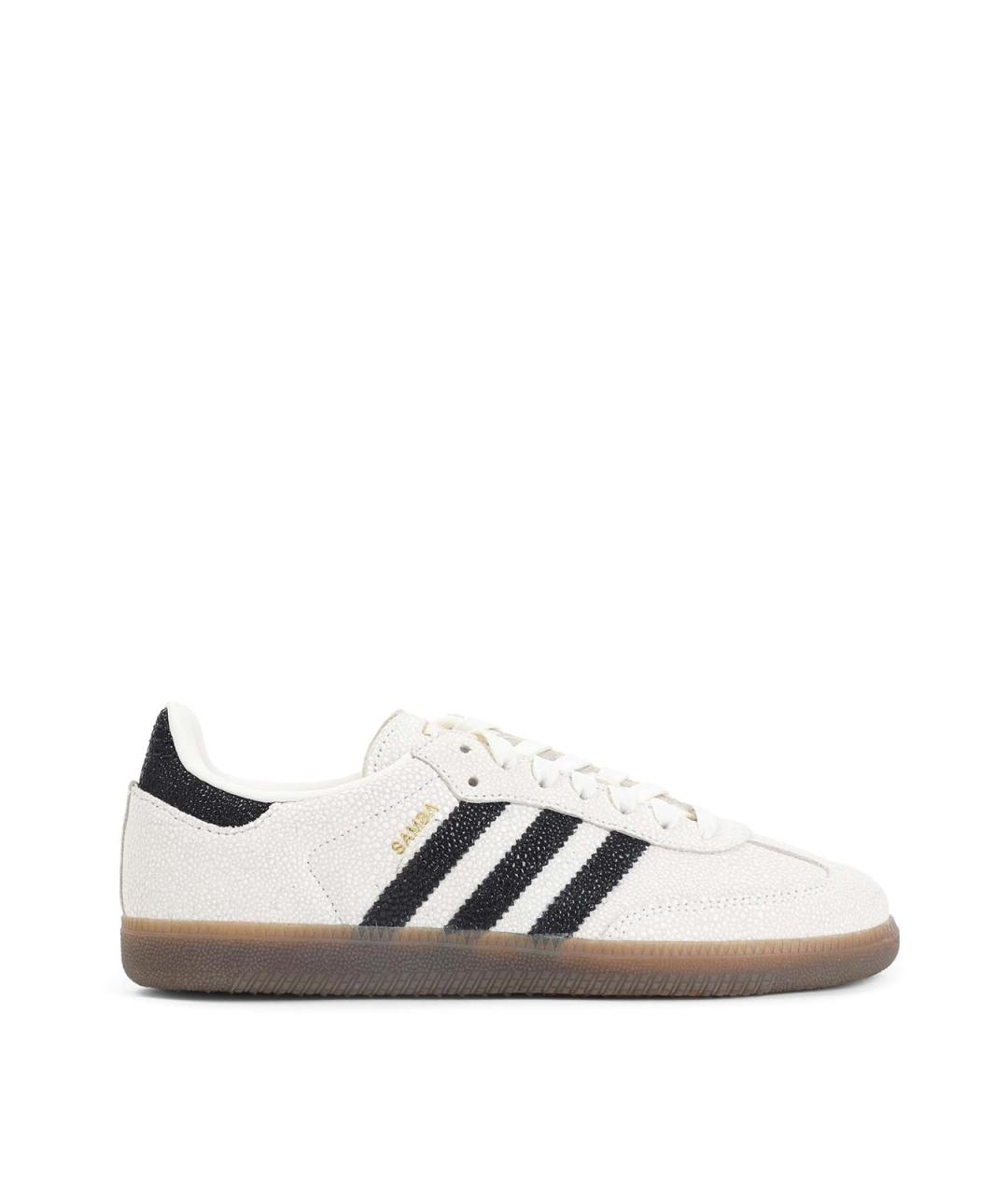 ADIDAS Белые кожаные кеды, фото 1