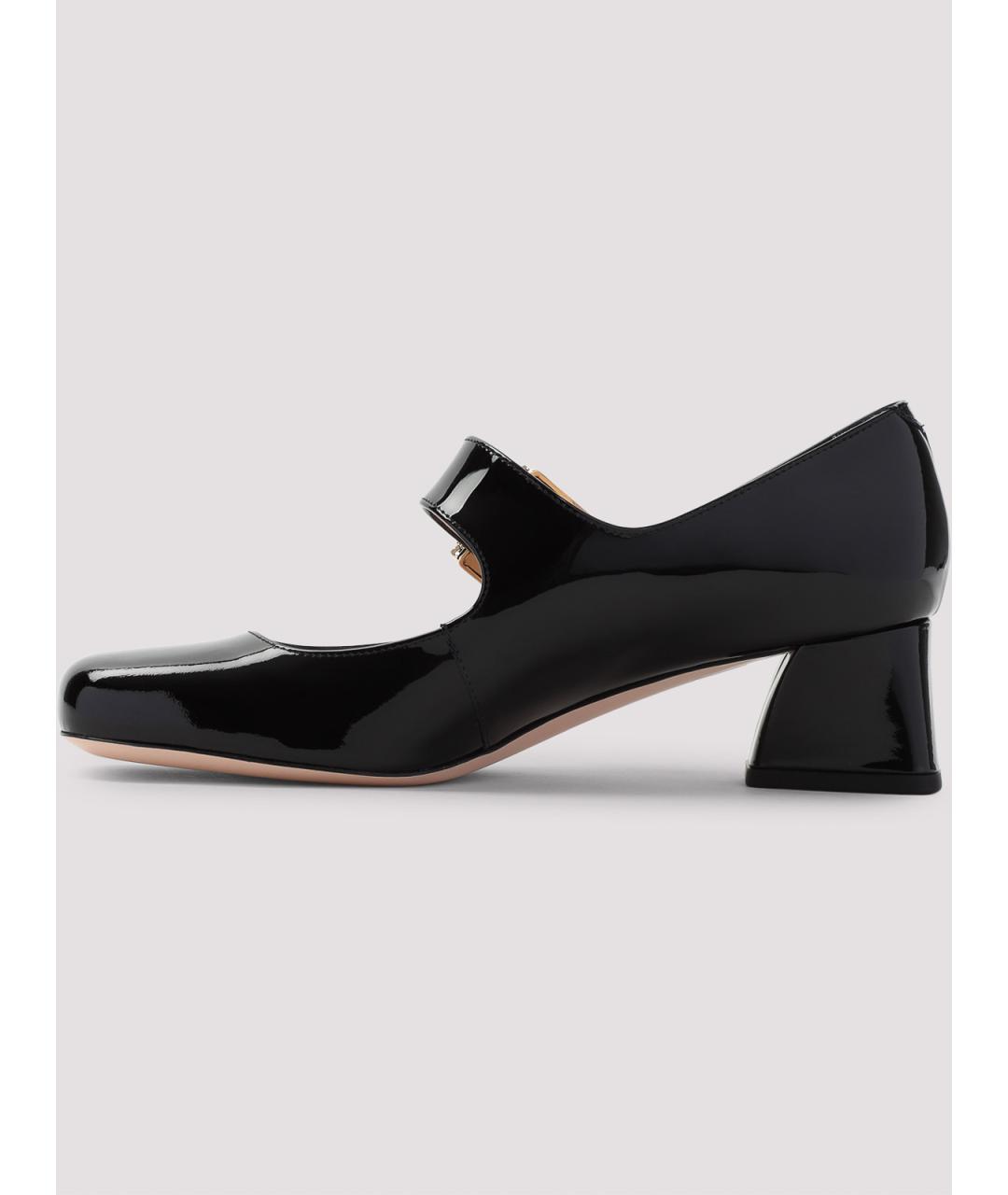 ROGER VIVIER Черные кожаные туфли, фото 2