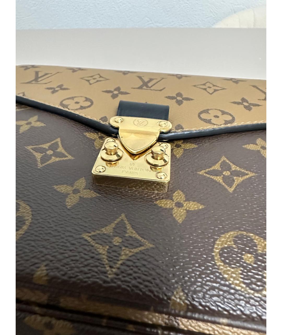 LOUIS VUITTON Коричневая сумка через плечо из канвы, фото 5