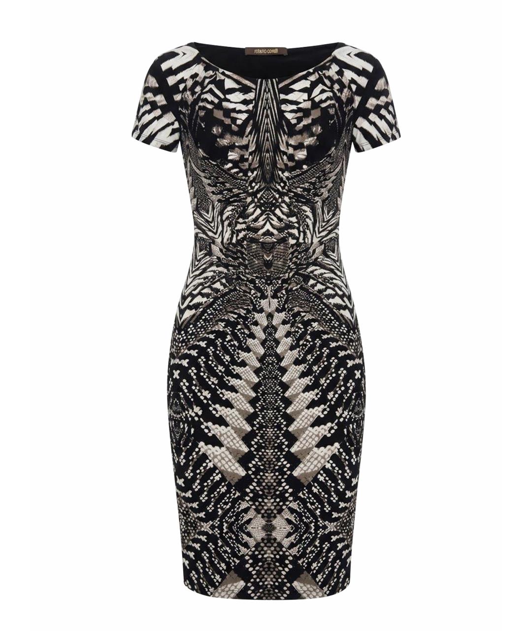ROBERTO CAVALLI Мульти вискозное повседневное платье, фото 1