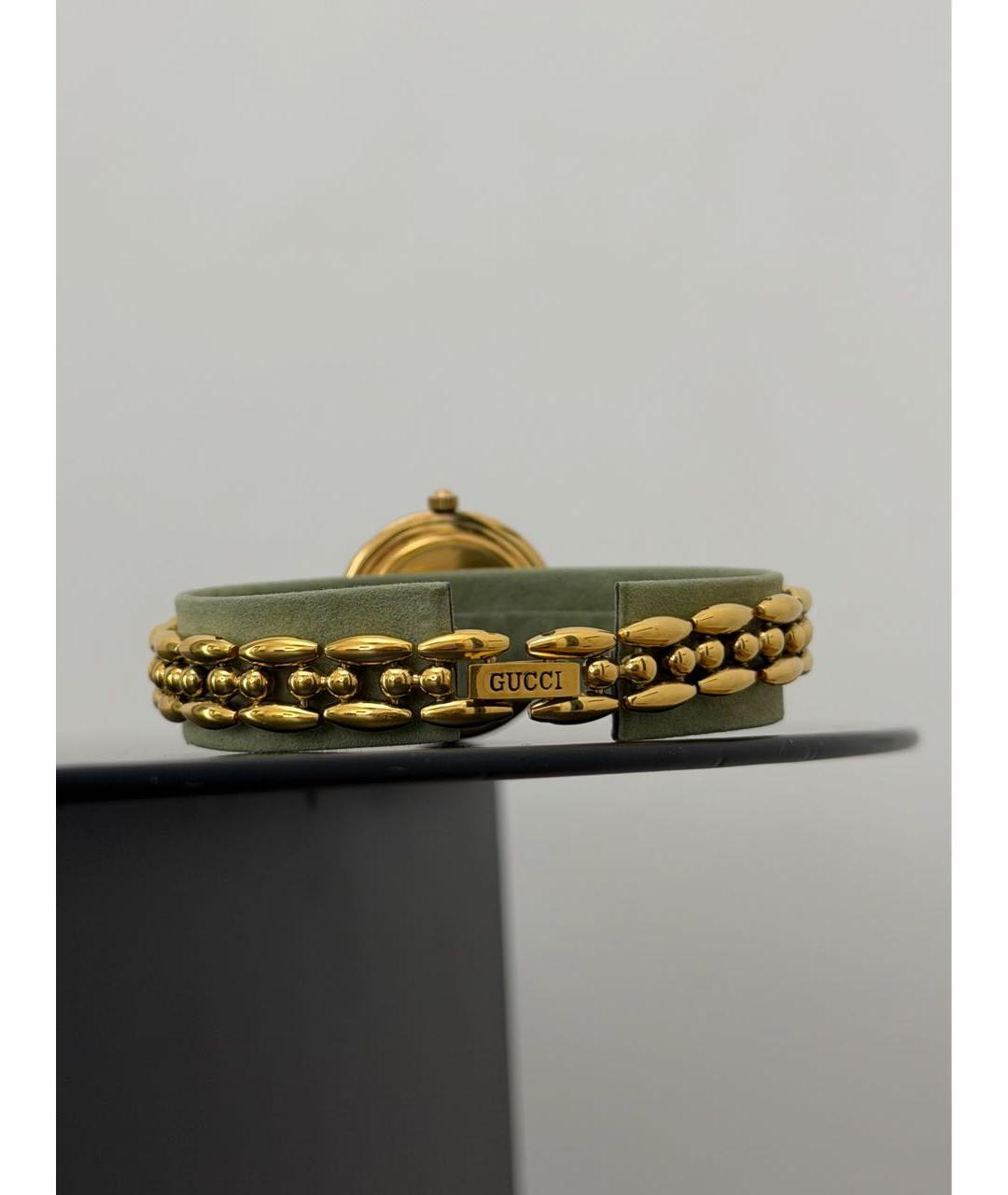 GUCCI Золотые часы, фото 4