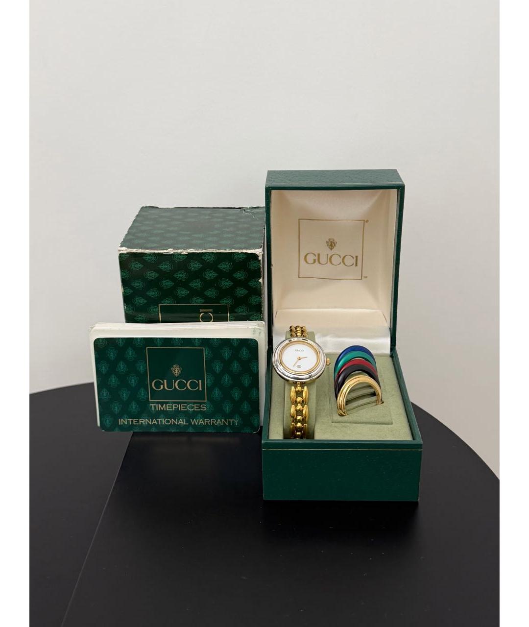 GUCCI Золотые часы, фото 2
