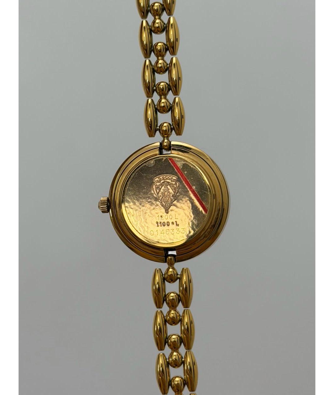 GUCCI Золотые часы, фото 8