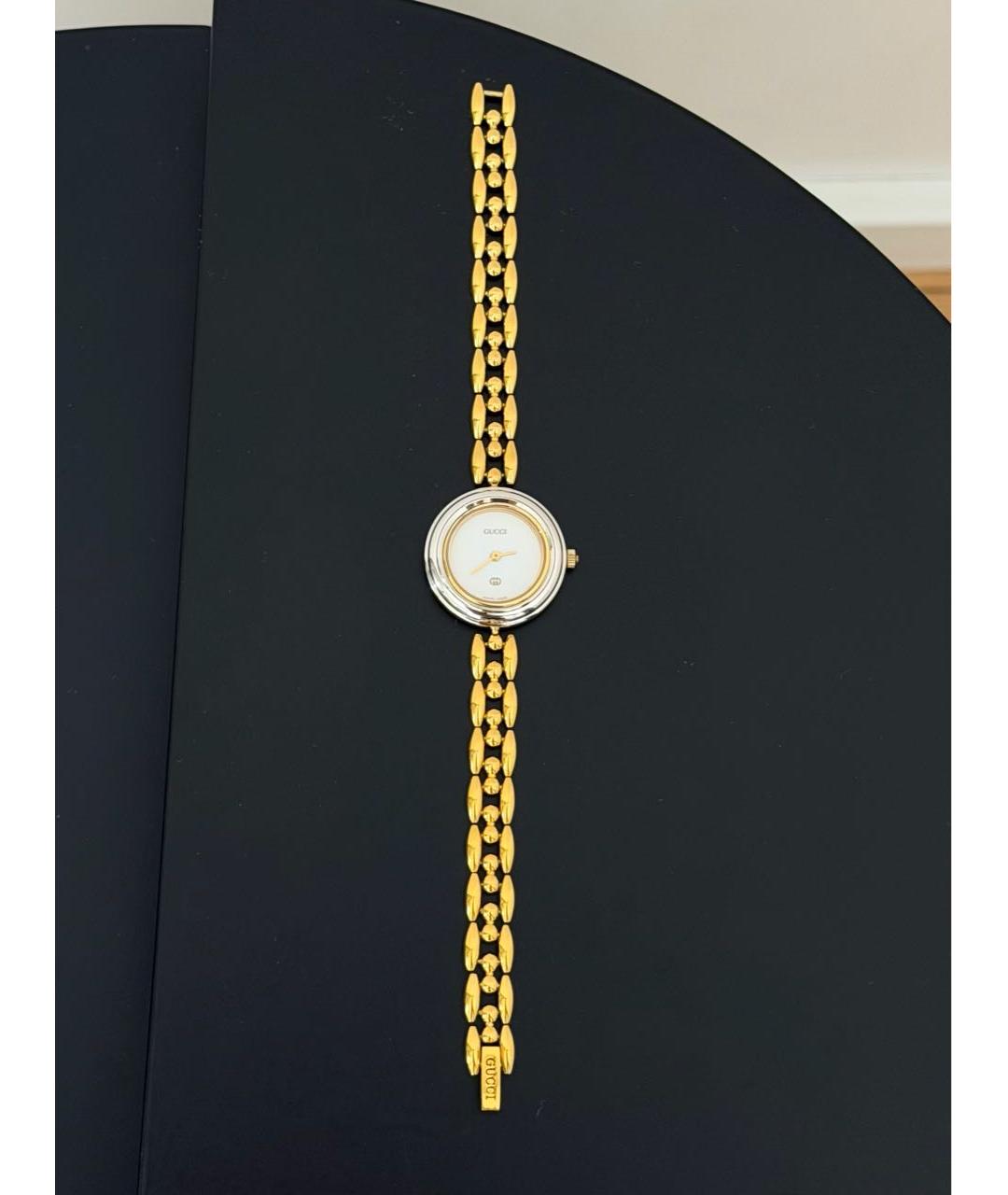GUCCI Золотые часы, фото 6