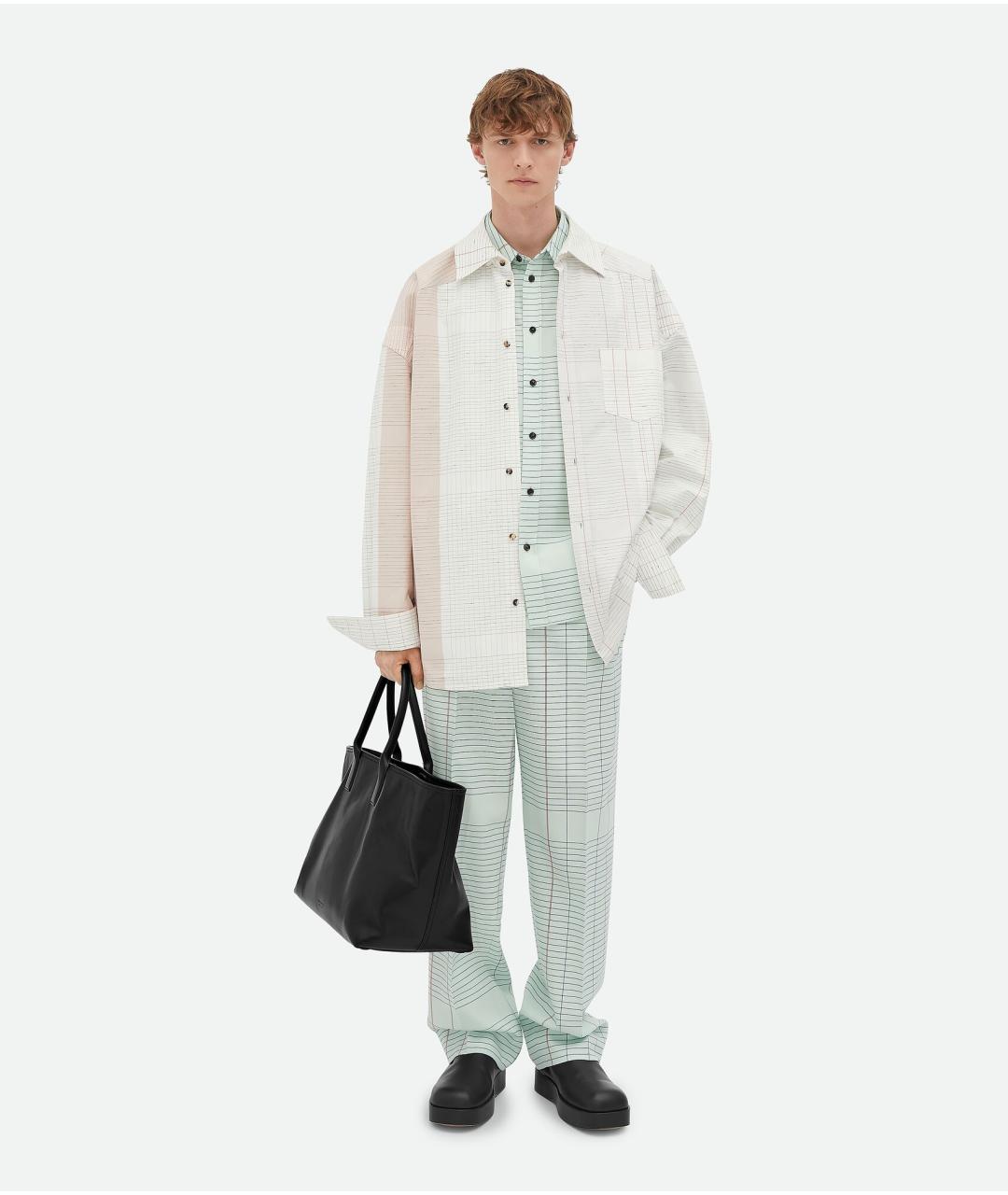 BOTTEGA VENETA Черная кожаная сумка тоут, фото 5